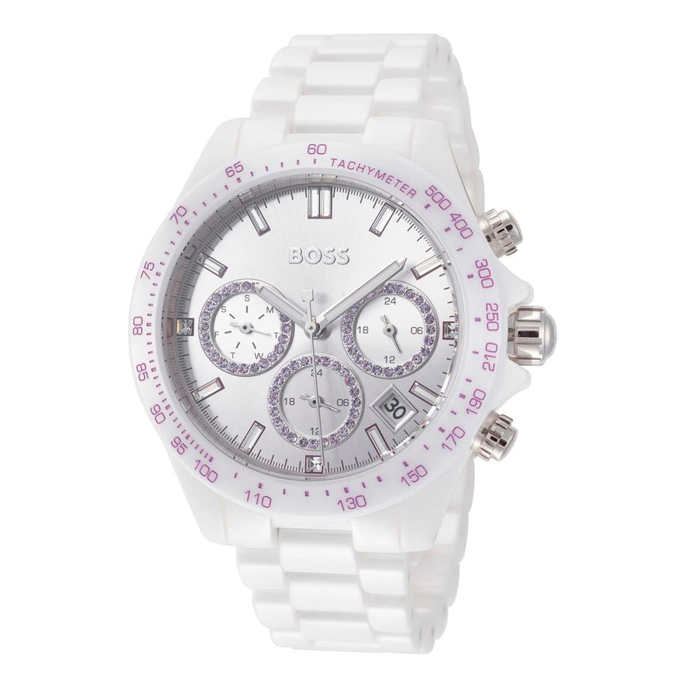 Hugo Boss White Ceramic Dress Watch | Regal Royce