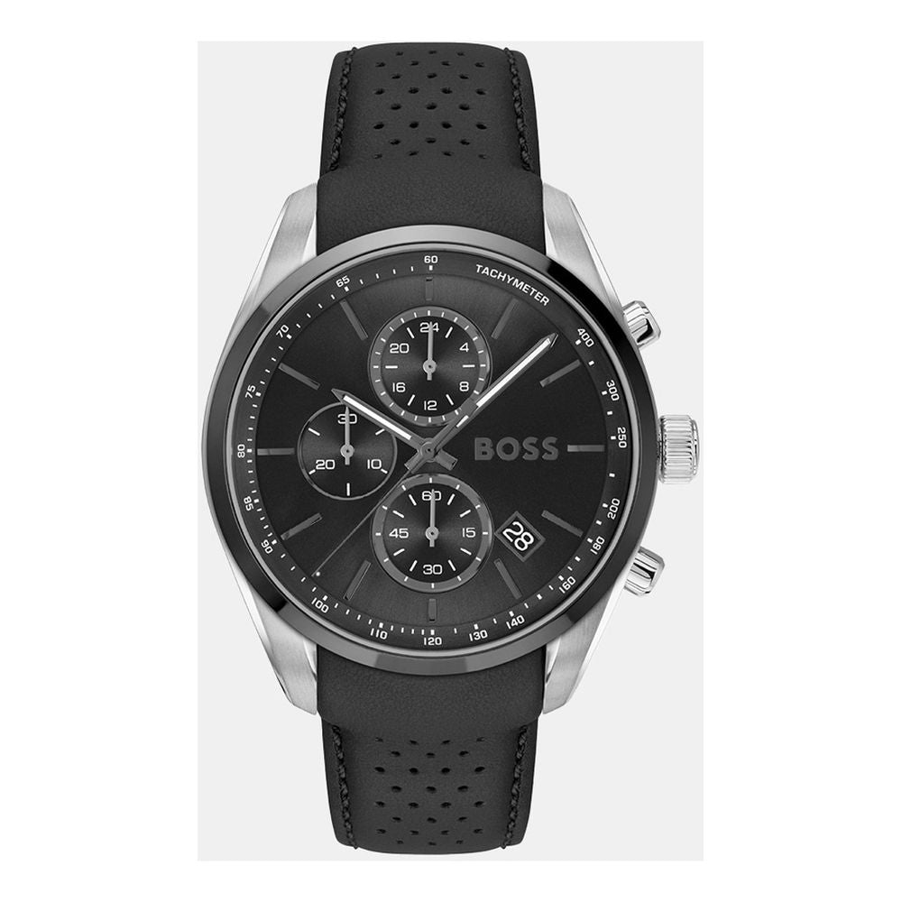 Hugo Boss Black Leather Dress Watch | Regal Royce