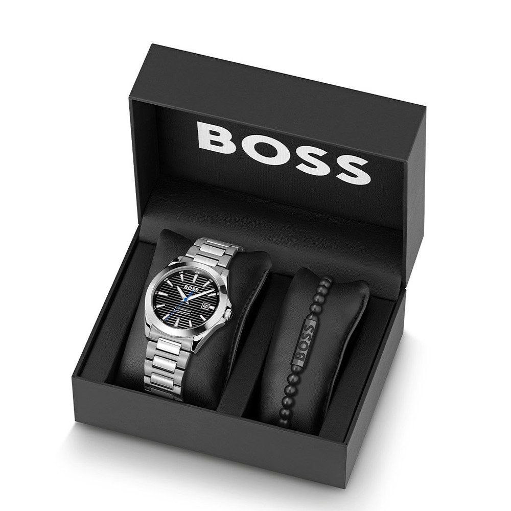 Hugo Boss Gray Stainless Steel Dress Watch | Regal Royce