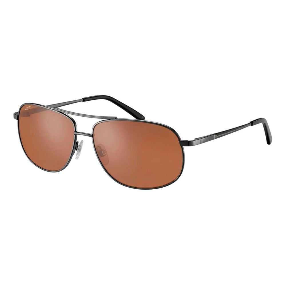 Serengeti Gray Metal Sunglasses | Regal Royce