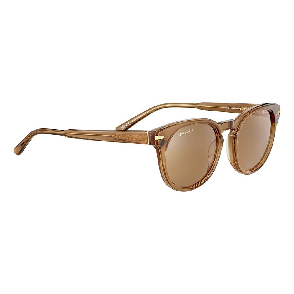 Serengeti Brown Resin Sunglasses | Regal Royce