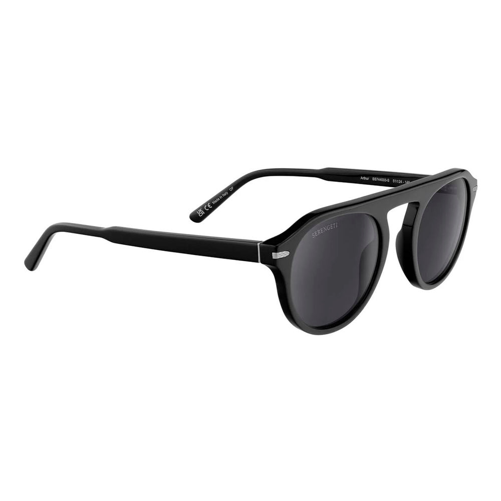 Serengeti Gray Resin Sunglasses | Regal Royce