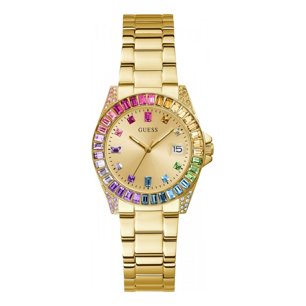Guess Gold Stainless Steel Dress Watch | Regal Royce