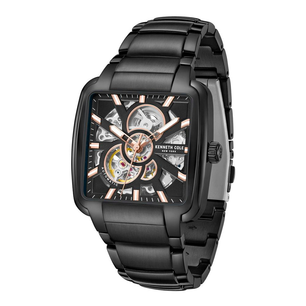 Kenneth Cole Black Stainless Steel Dress Watch | Regal Royce