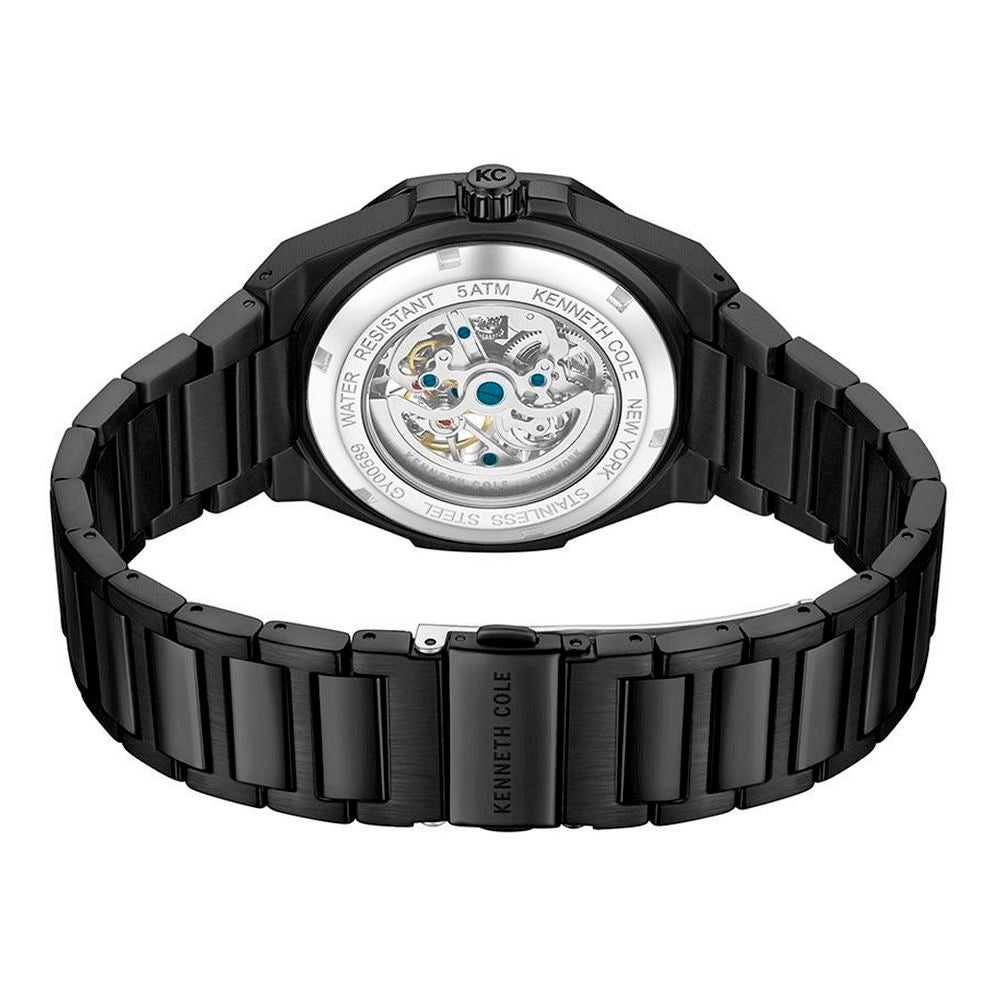 Kenneth Cole Black Stainless Steel Dress Watch | Regal Royce