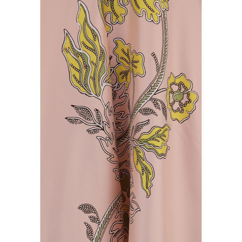 La Double J Multicolor Silk Casual Dress | Regal Royce