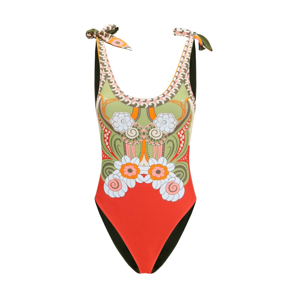La Double J Multicolor Polyamide One-Piece Swimsuit | Regal Royce