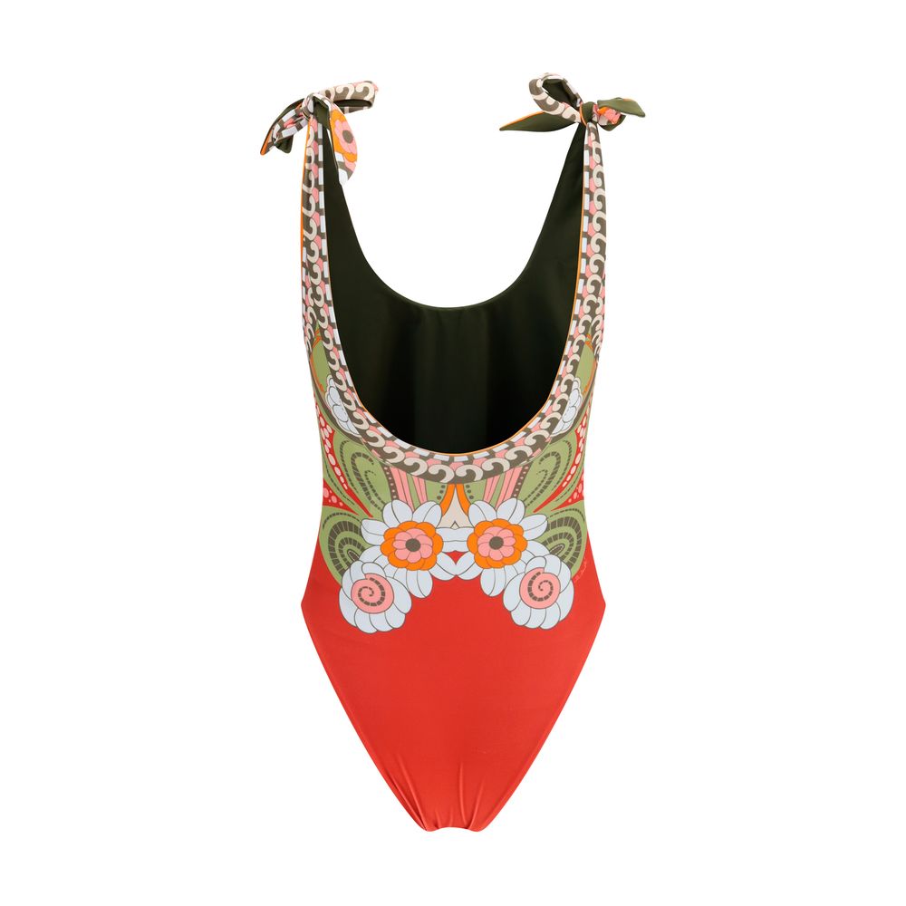 La Double J Multicolor Polyamide One-Piece Swimsuit | Regal Royce