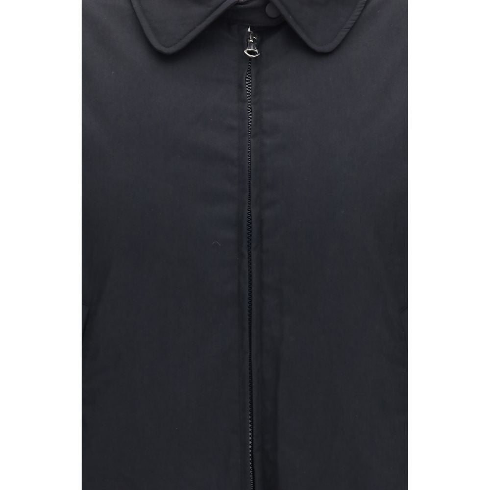 Our Legacy Black Cotton Full-Length Jacket | Regal Royce
