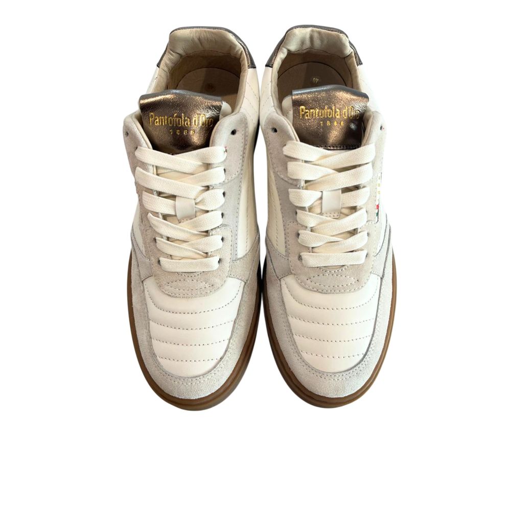 Pantofola D'Oro Beige Suede Mens Sneaker | Regal Royce