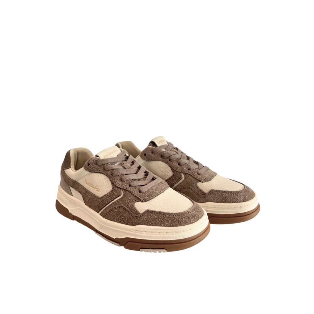 Pantofola D'Oro Grey Leather Men Sneaker | Regal Royce