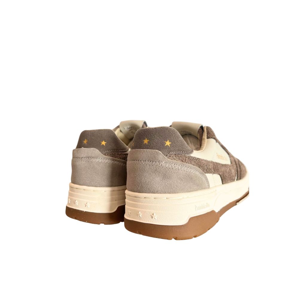 Pantofola D'Oro Grey Leather Men Sneaker | Regal Royce