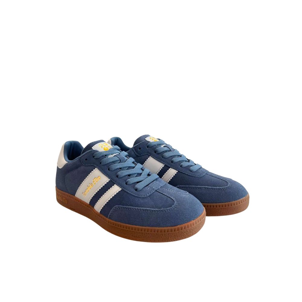 Pantofola D'Oro Blue Suede Men's Sneakers | Regal Royce