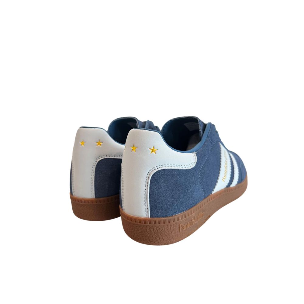 Pantofola D'Oro Blue Suede Men's Sneakers | Regal Royce