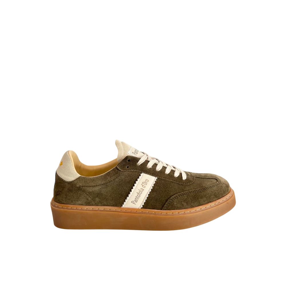 Pantofola D'Oro Green Suede Men Sneaker | Regal Royce