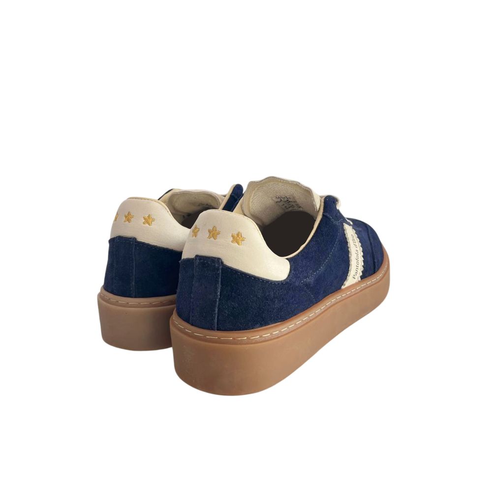 Pantofola D'Oro Blue Suede Men Sneakers | Regal Royce