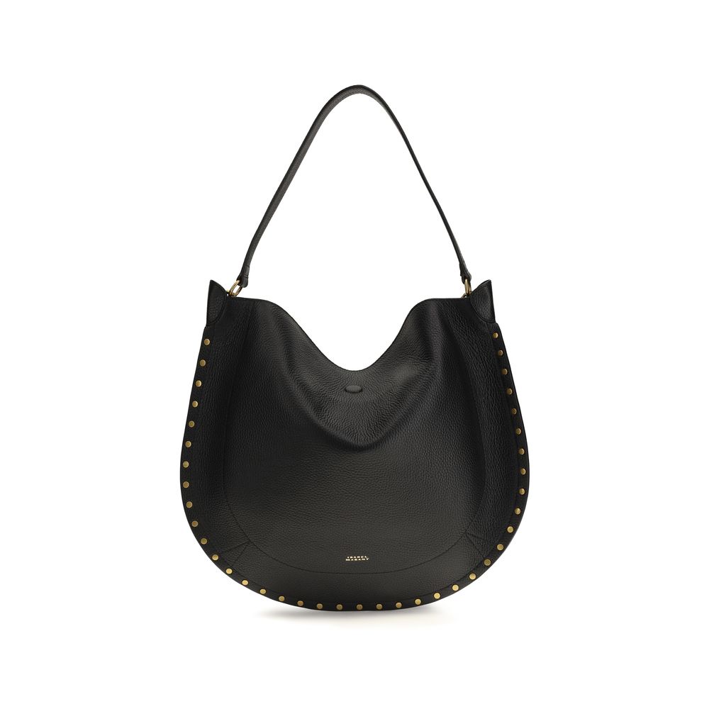 Isabel Marant Black Calf Leather Bos Taurus Shoulder Bag | Regal Royce