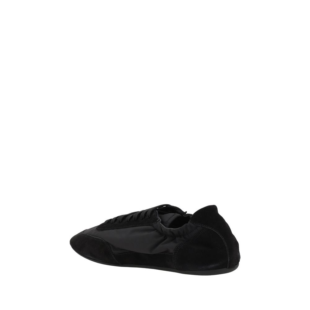 Prada Black Rubber Athletic Sneakers | Regal Royce