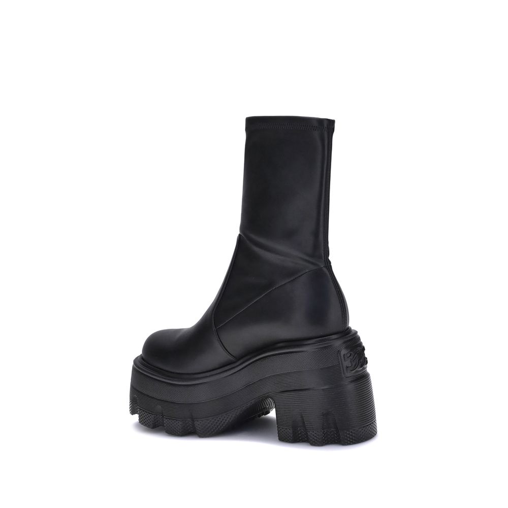Casadei Black Polyamide Boots | Regal Royce