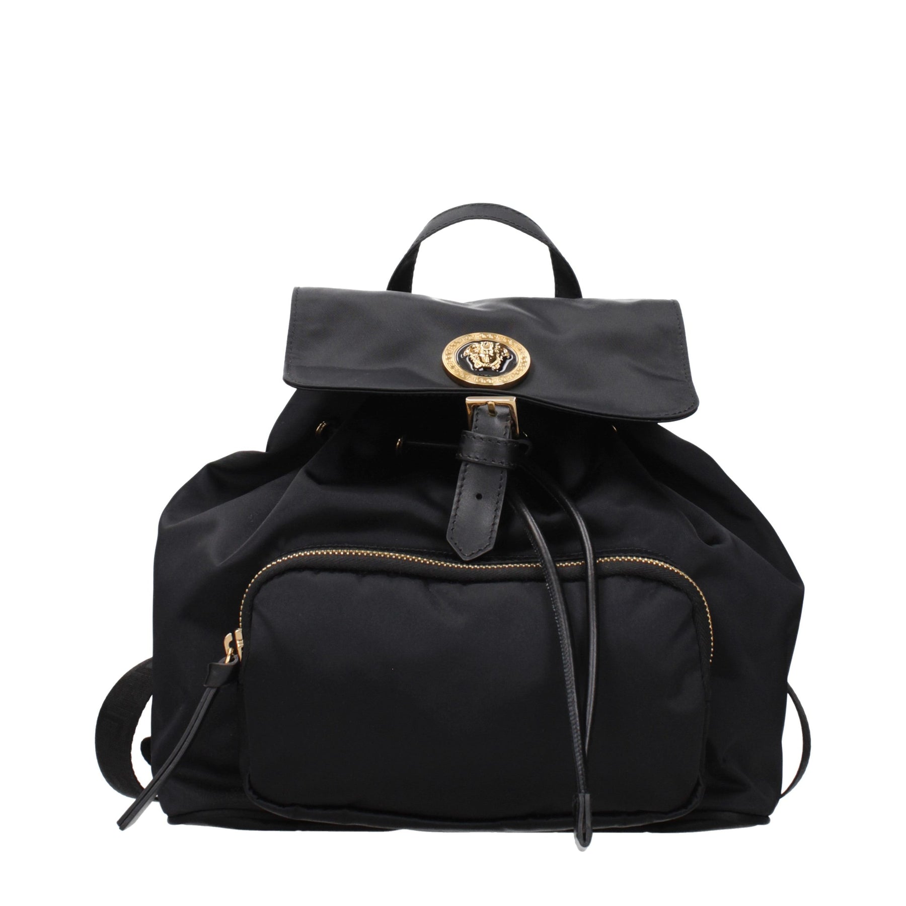 Versace Black Fabric Backpack | Regal Royce