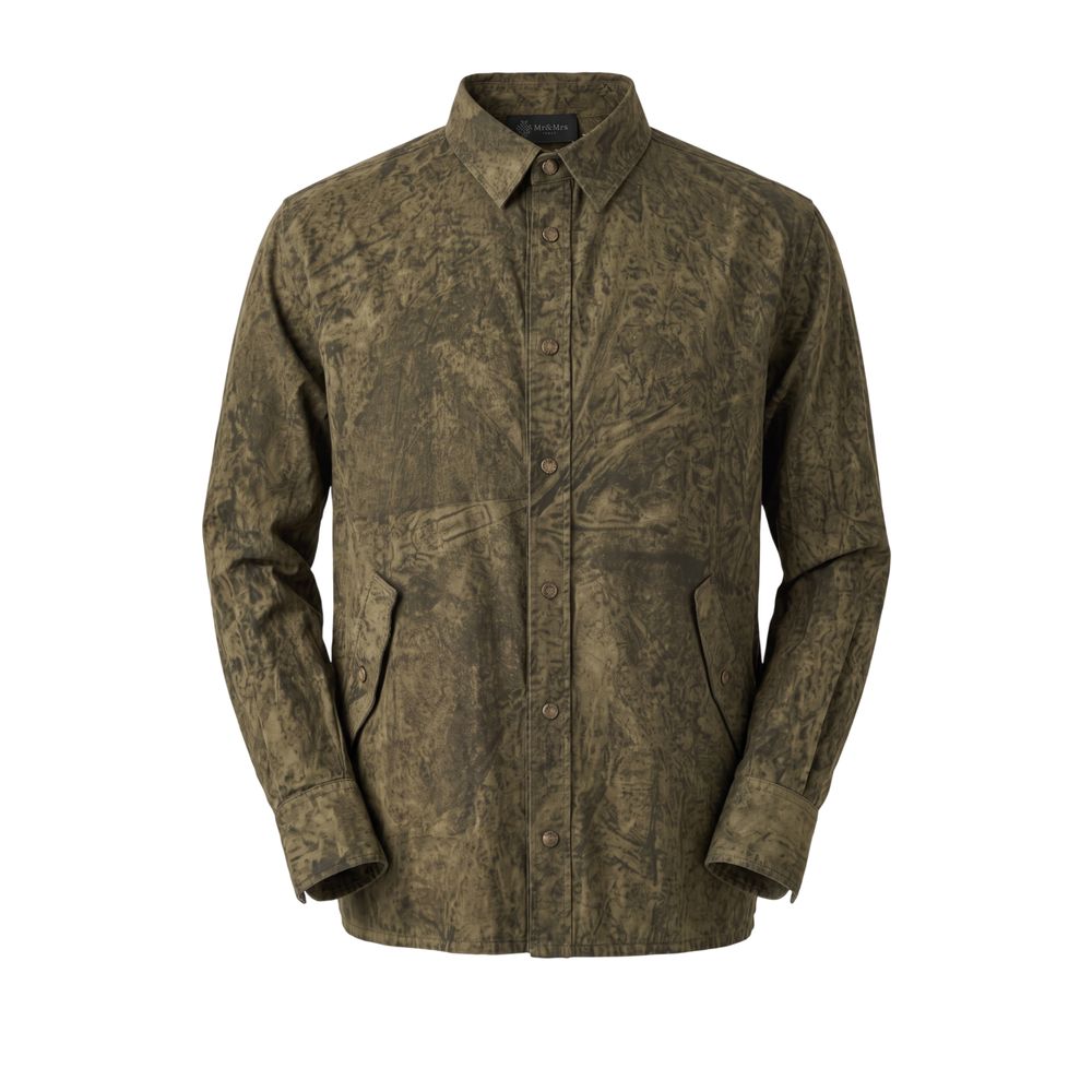 Mr&Mrs Italy Green Viscose Men's Shirt | Regal Royce