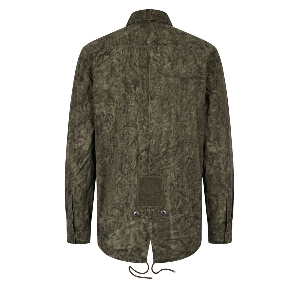 Mr&Mrs Italy Green Viscose Men's Shirt | Regal Royce