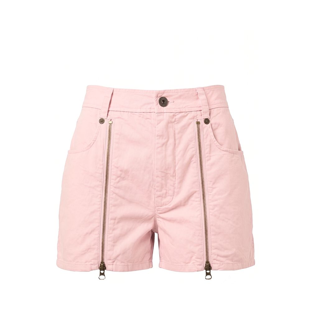 Mr&Mrs Italy Pink Cotton Women Shorts | Regal Royce