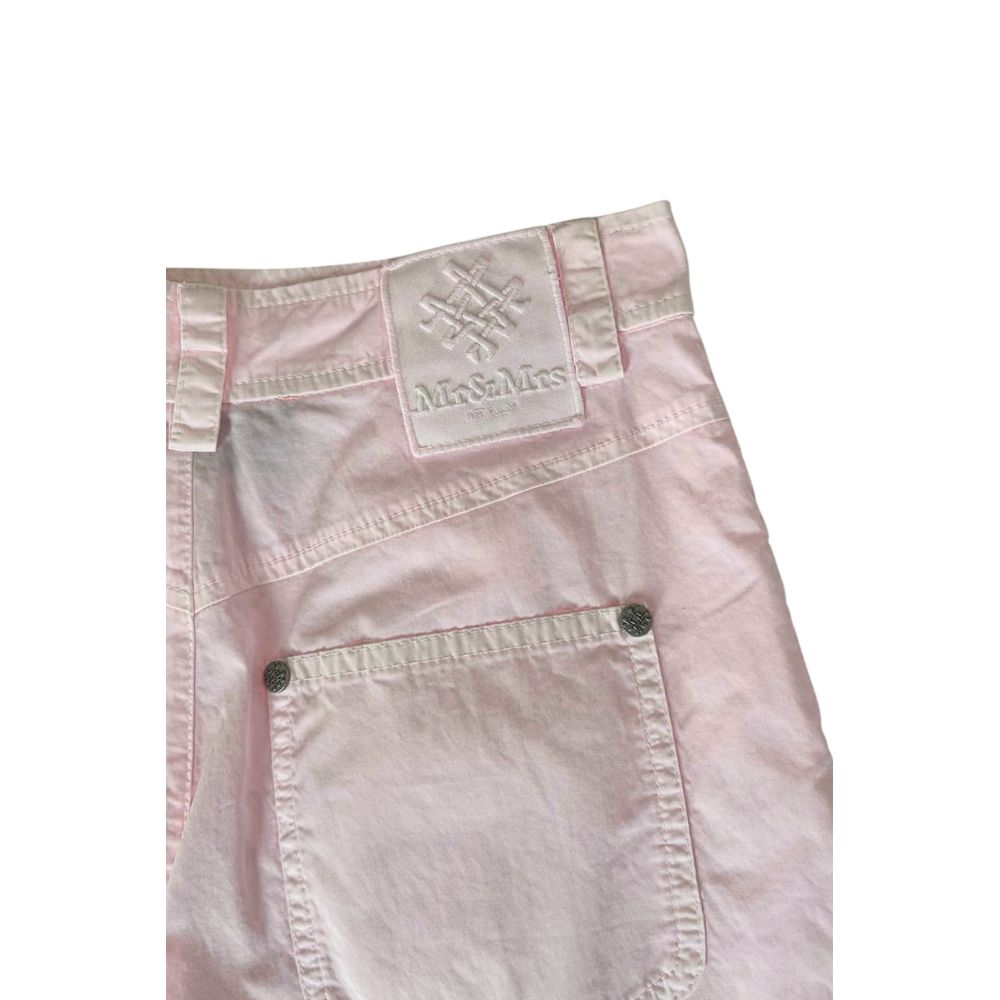 Mr&Mrs Italy Pink Cotton Women Shorts | Regal Royce