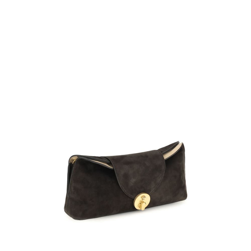 Versace Brown Calf Leather Bos Taurus Shoulder Bag | Regal Royce