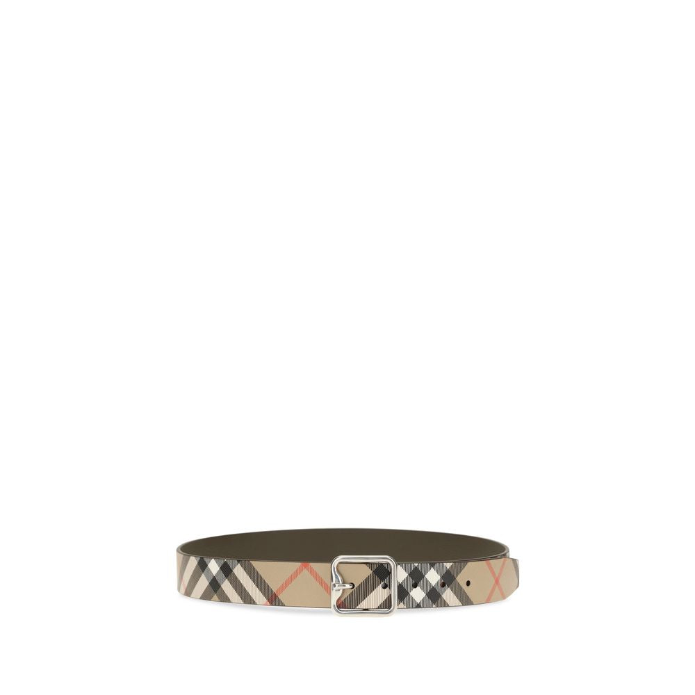 Burberry Beige Calf Leather Bos Taurus Regular Belt | Regal Royce