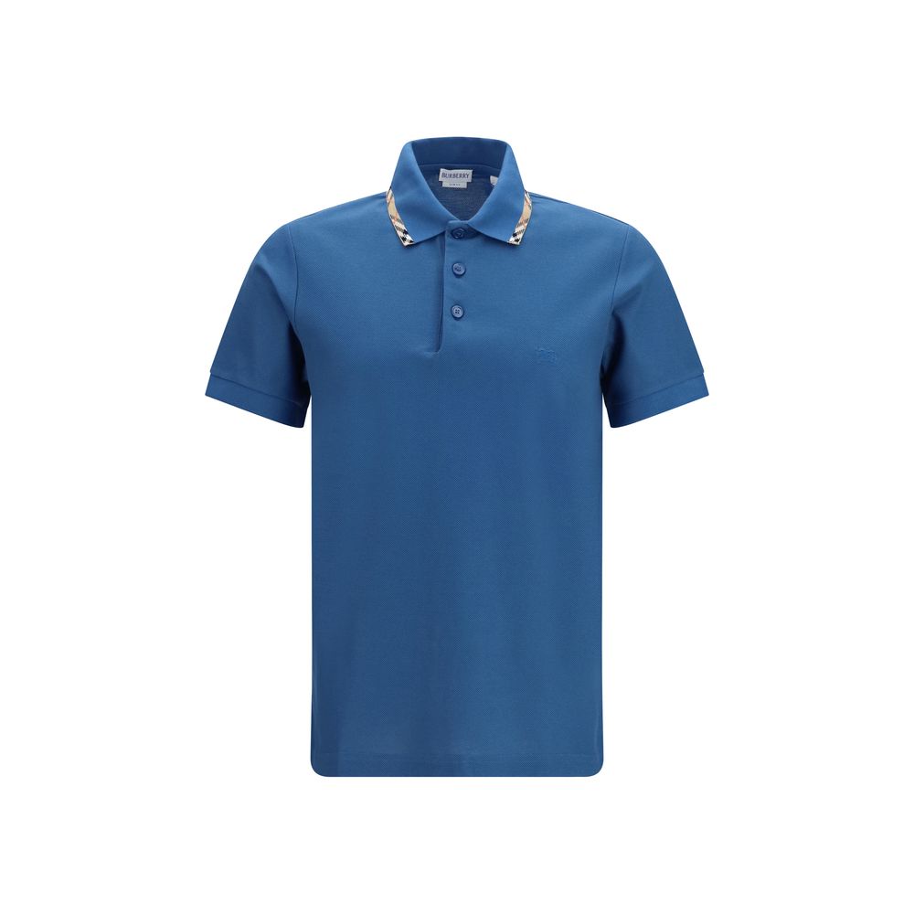 Burberry Blue Cotton Polo Shirt | Regal Royce