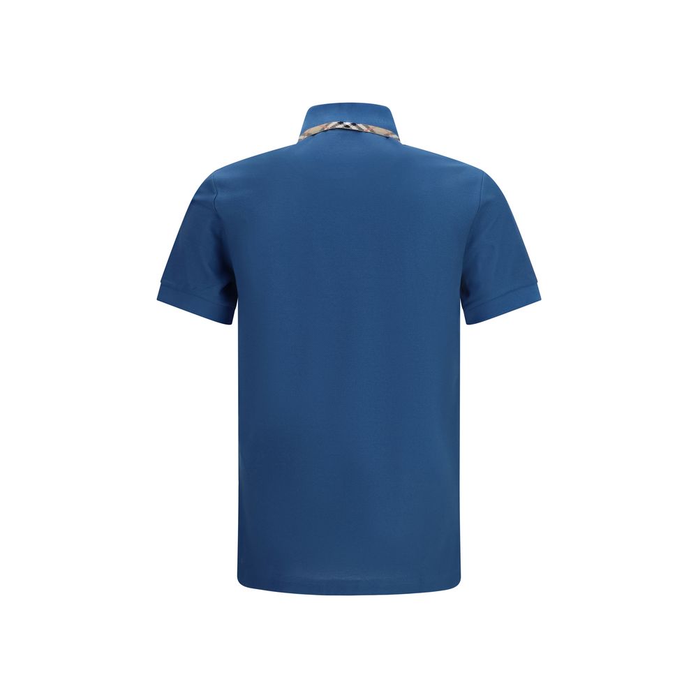 Burberry Blue Cotton Polo Shirt | Regal Royce