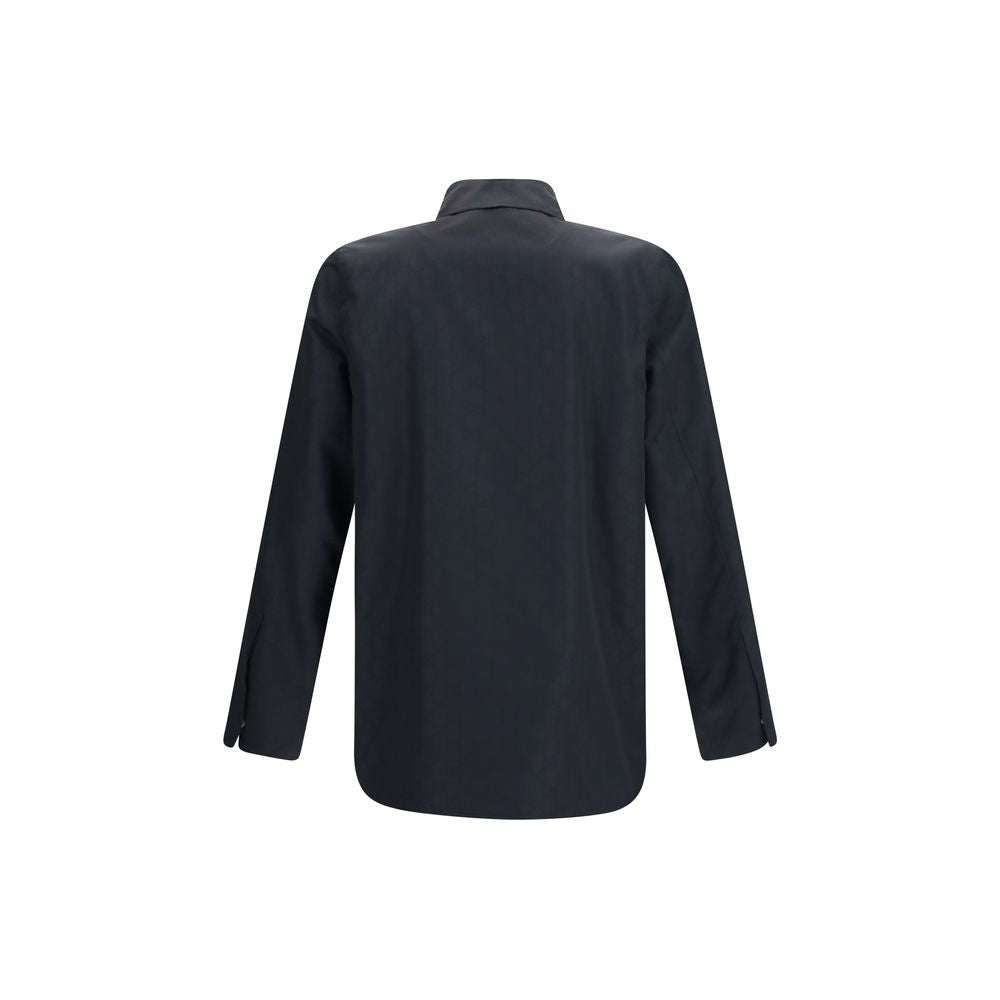 Gucci Black Polyamide Full-Length Jacket | Regal Royce
