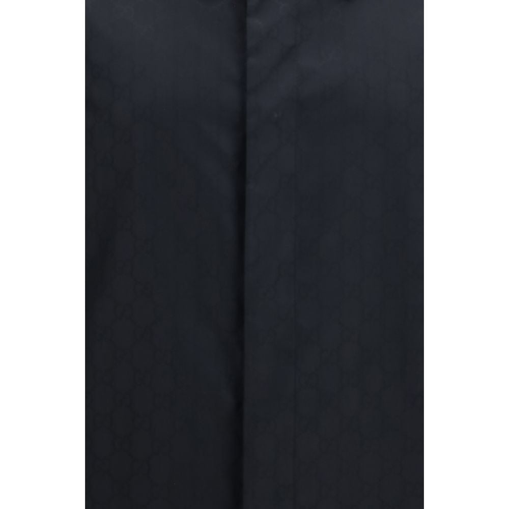 Gucci Black Polyamide Full-Length Jacket | Regal Royce