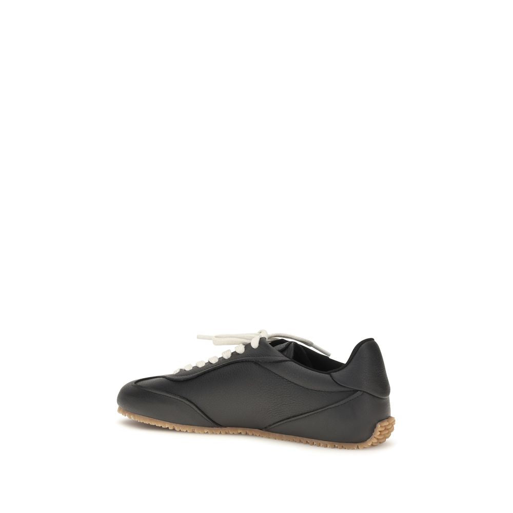 Axel Arigato Black Calf Leather Bos Taurus Athletic Sneakers | Regal Royce