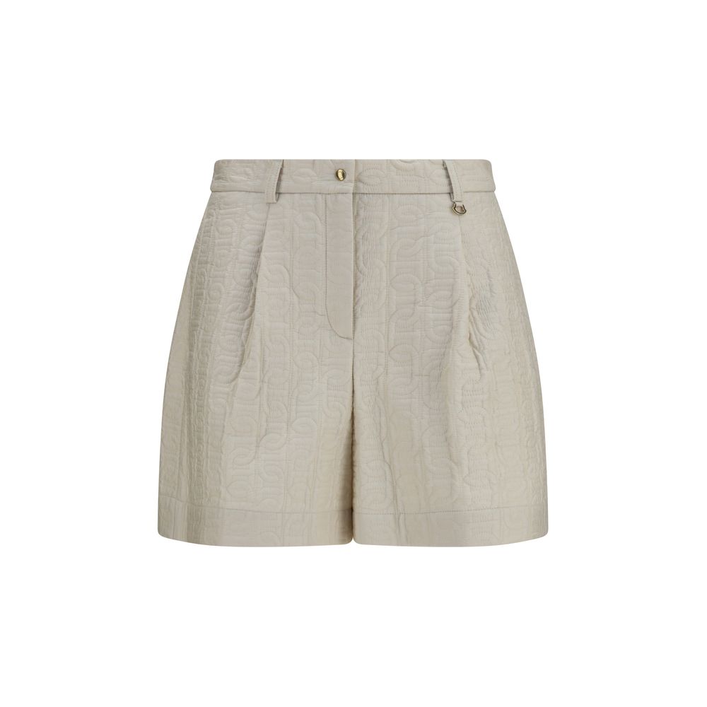 Moncler Beige Polyamide Bermuda Shorts | Regal Royce