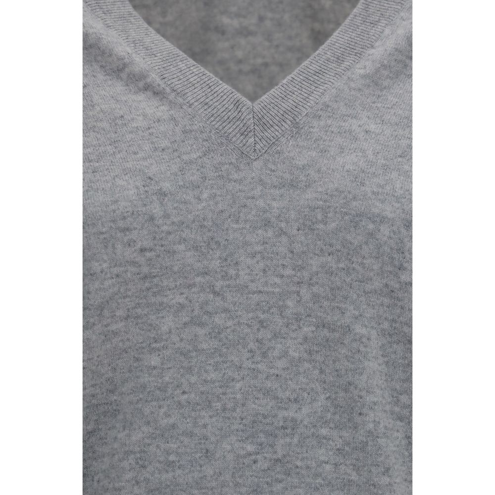 Brunello Cucinelli Gray Cashmere Sweater | Regal Royce