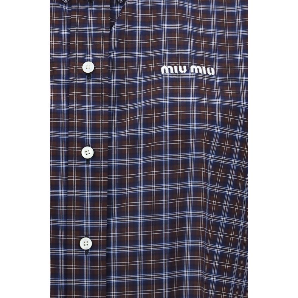 Miu Miu Multicolor Cotton Pattern Shirt | Regal Royce