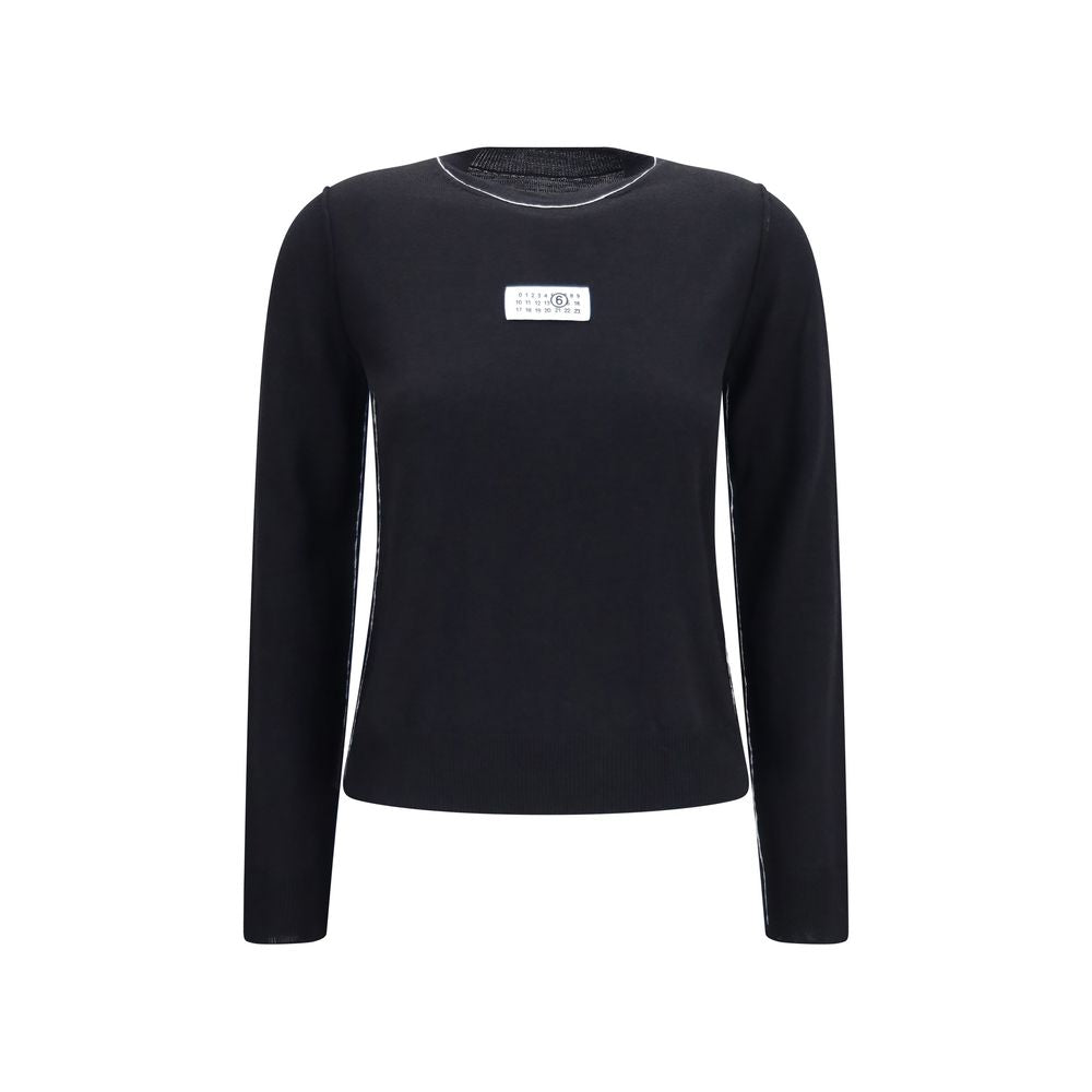 MM6 Black Wool Oves Aries Sportswear | Regal Royce