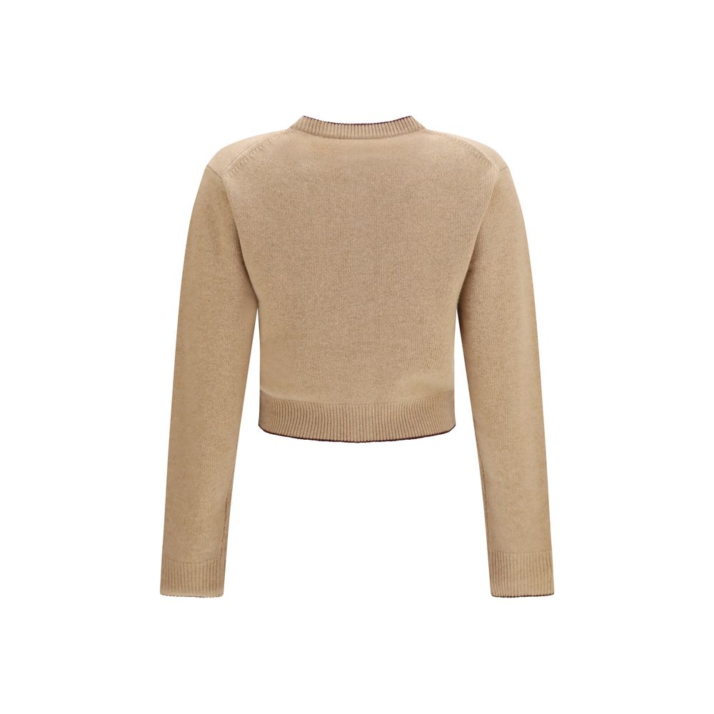 Chloé Beige Wool Oves Aries Cardigan | Regal Royce