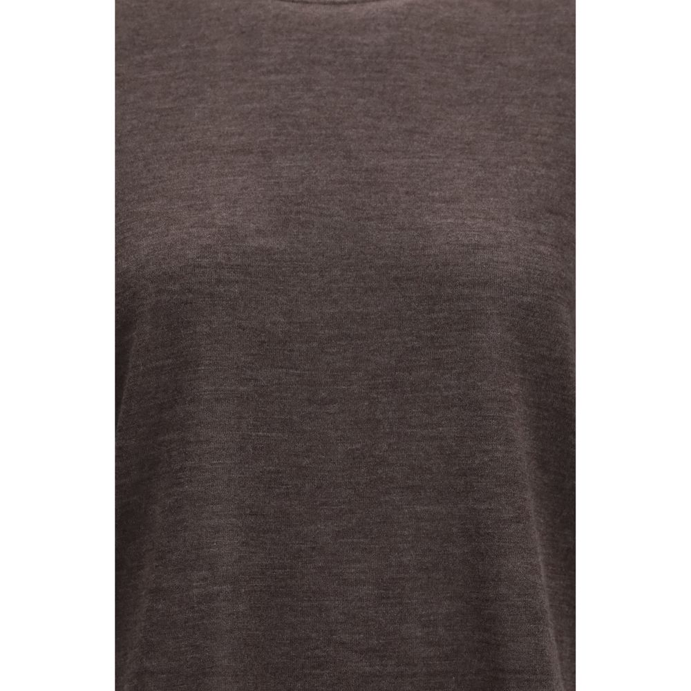 Loulou De Saison Brown Cashmere T-Shirt | Regal Royce