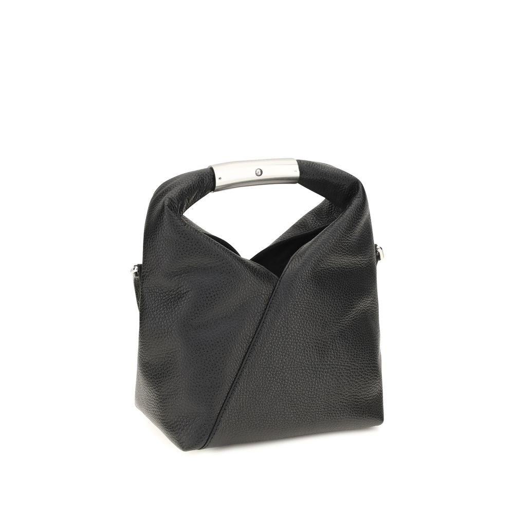 MM6 Black Calf Leather Bos Taurus Shoulder Bag | Regal Royce