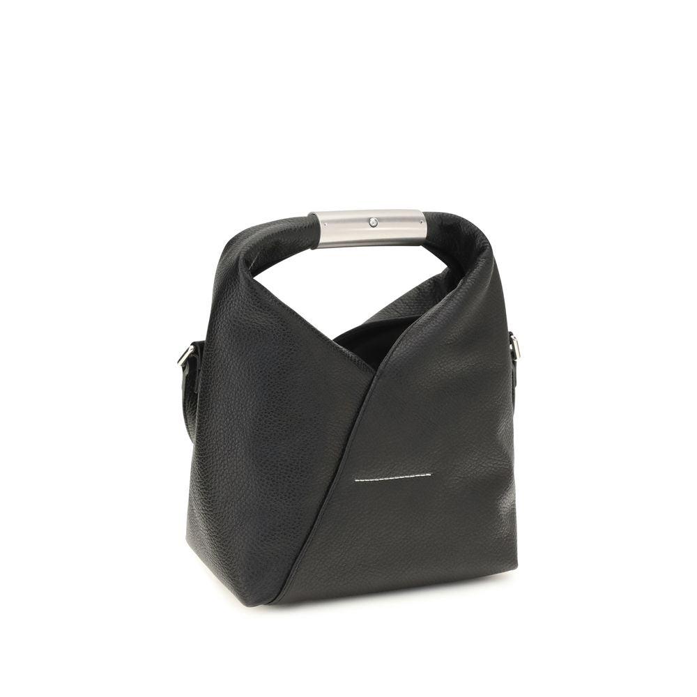 MM6 Black Calf Leather Bos Taurus Shoulder Bag | Regal Royce