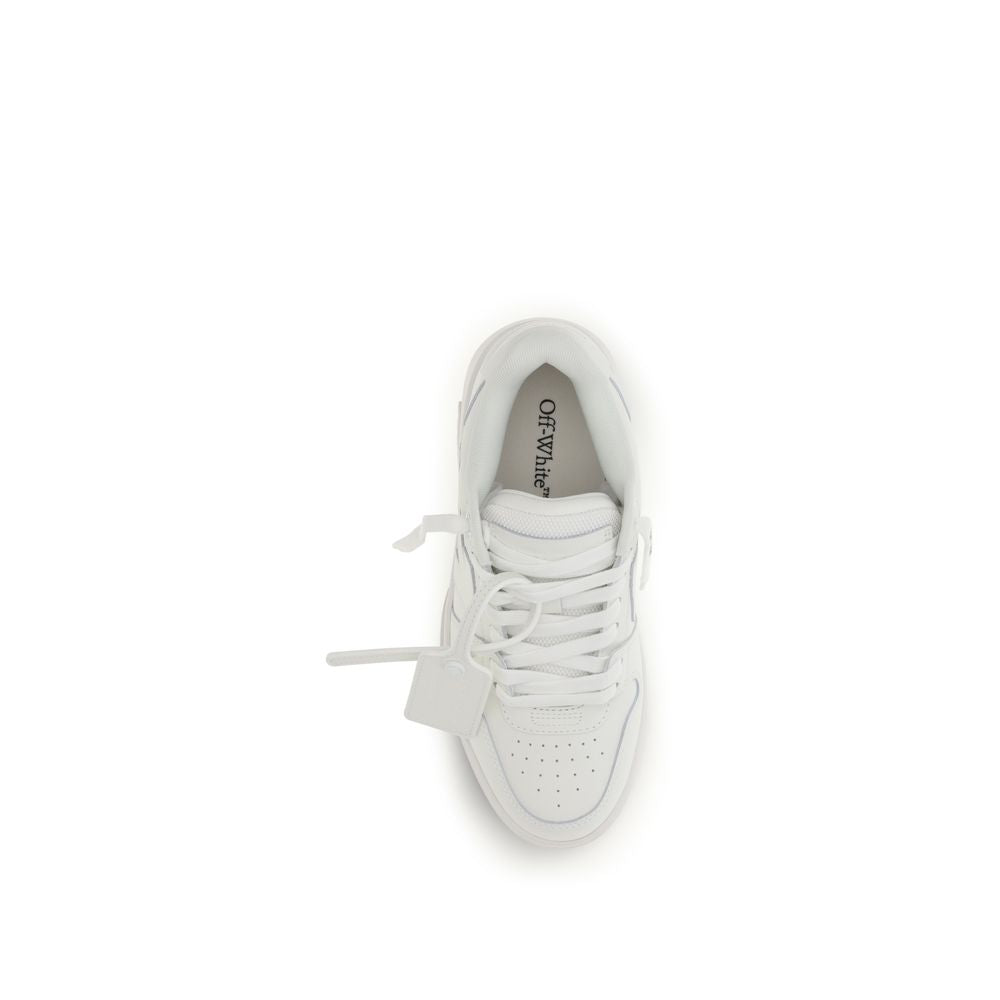 Off-White White Calf Leather Bos Taurus Low Top Sneakers | Regal Royce