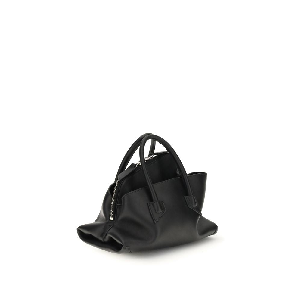 The Attico Black Calf Leather Bos Taurus Handbag | Regal Royce