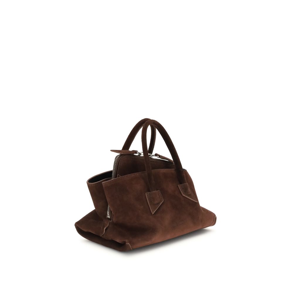 The Attico Brown Calf Leather Bos Taurus Shoulder Bag | Regal Royce