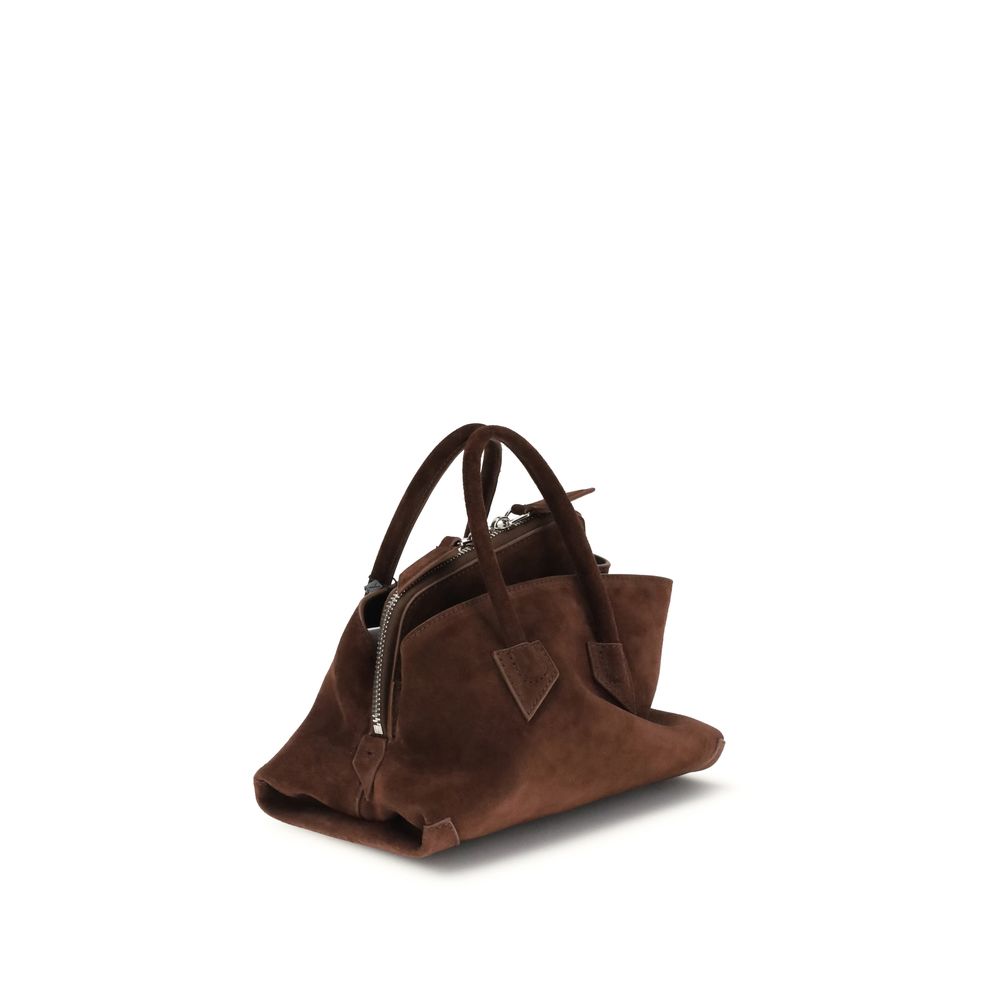 The Attico Brown Calf Leather Bos Taurus Shoulder Bag | Regal Royce