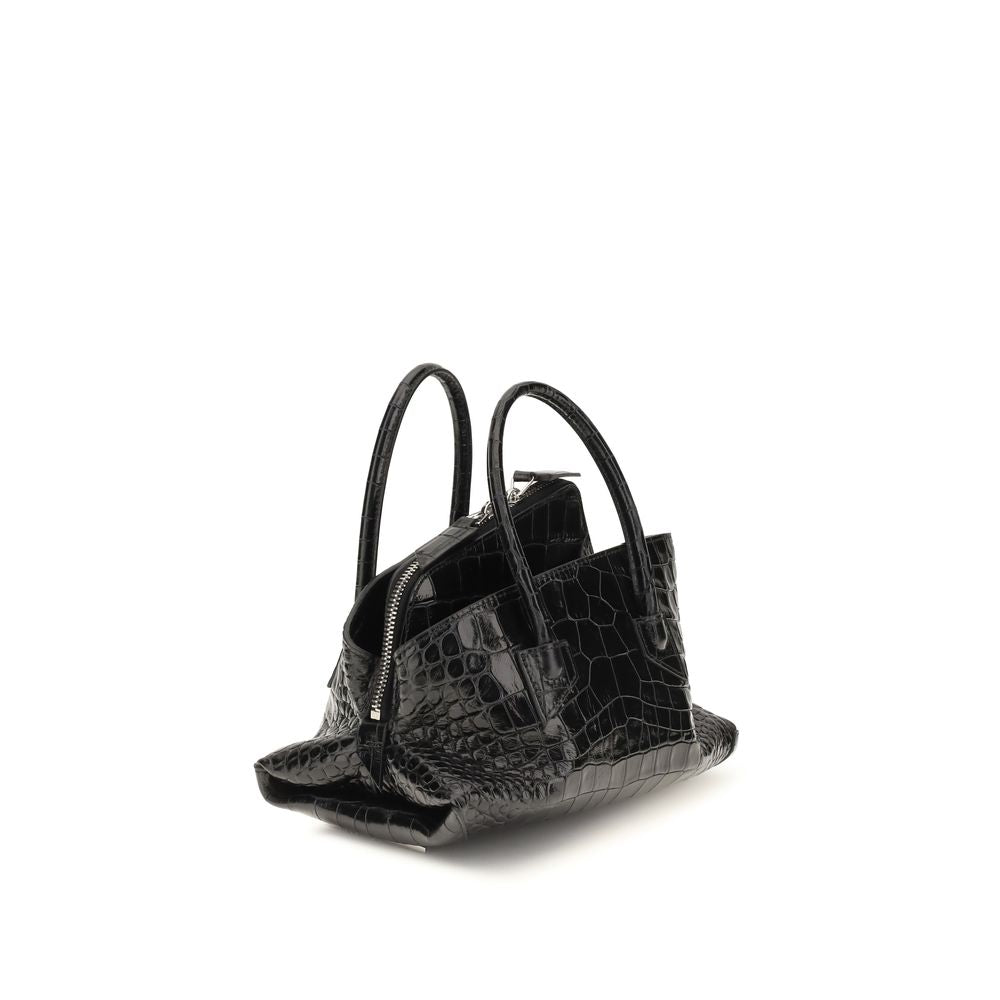 The Attico Black Calf Leather Bos Taurus Handbag | Regal Royce