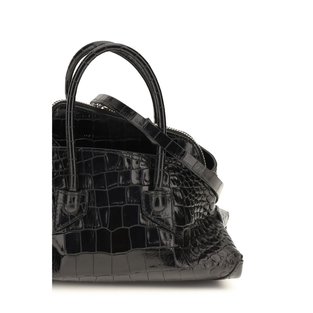 The Attico Black Calf Leather Bos Taurus Handbag | Regal Royce