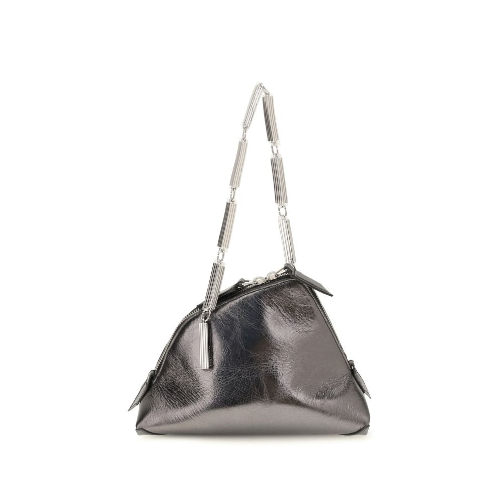 The Attico Silver Calf Leather Bos Taurus Handbag | Regal Royce